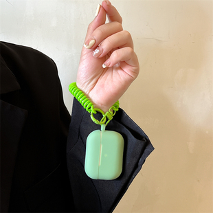 适用华为Freebuds ANC耳机套T0026保护壳freebudsse4弹簧挂绳frreebudsse4anc保护套软硅胶套 SE4