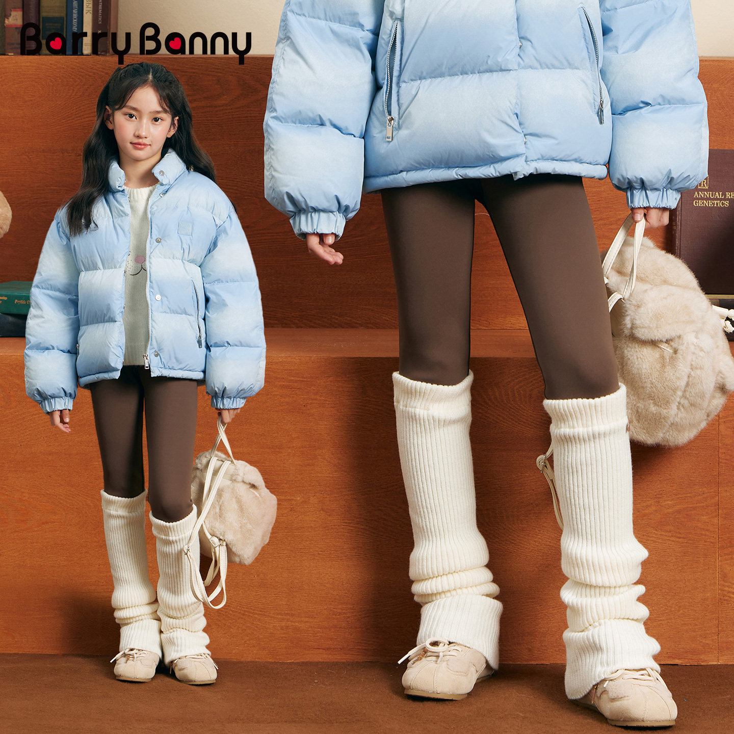 BarryBanny女童打底裤加绒保暖2025冬季新款儿童女孩外穿加厚裤子,童装/婴儿装/亲子装,裤子,淘宝优惠券,粉丝福利购,淘宝优惠卷