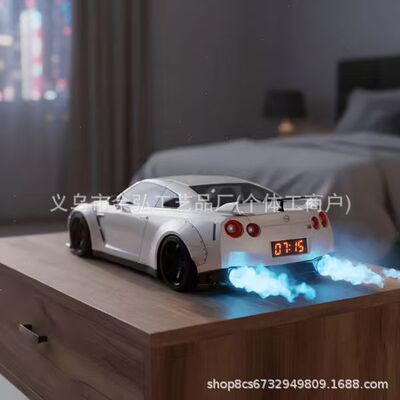 跨境亚马逊创意热销新款奇趣式Hypercar Alarm Clock超级跑车闹钟
