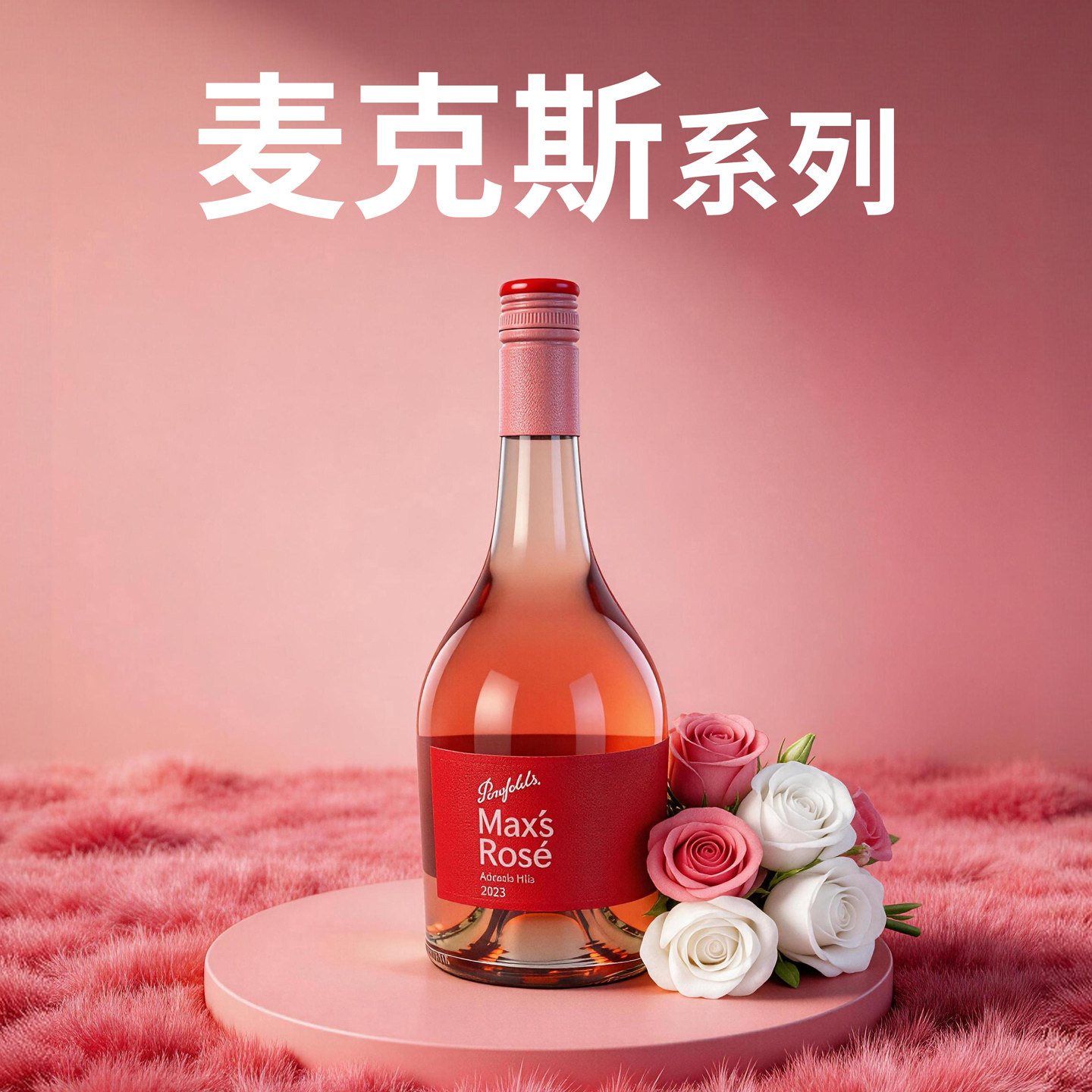澳大利亚进口奔富麦克斯桃红葡萄酒Max' s Rose 黑皮诺玫瑰葡萄酒