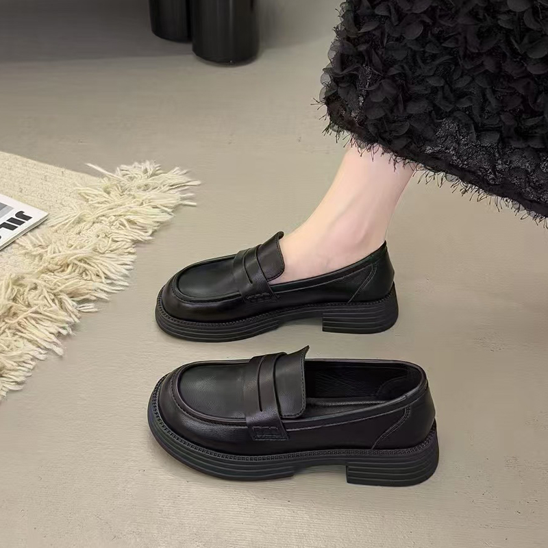单鞋英伦小皮鞋2025新款春秋女鞋