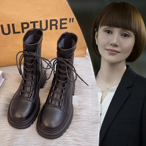 英伦风马丁靴女2025新款春秋