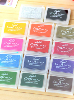 宝宝手脚印泥 新生儿手印脚印印油婴儿手足印泥儿童手指画指纹画