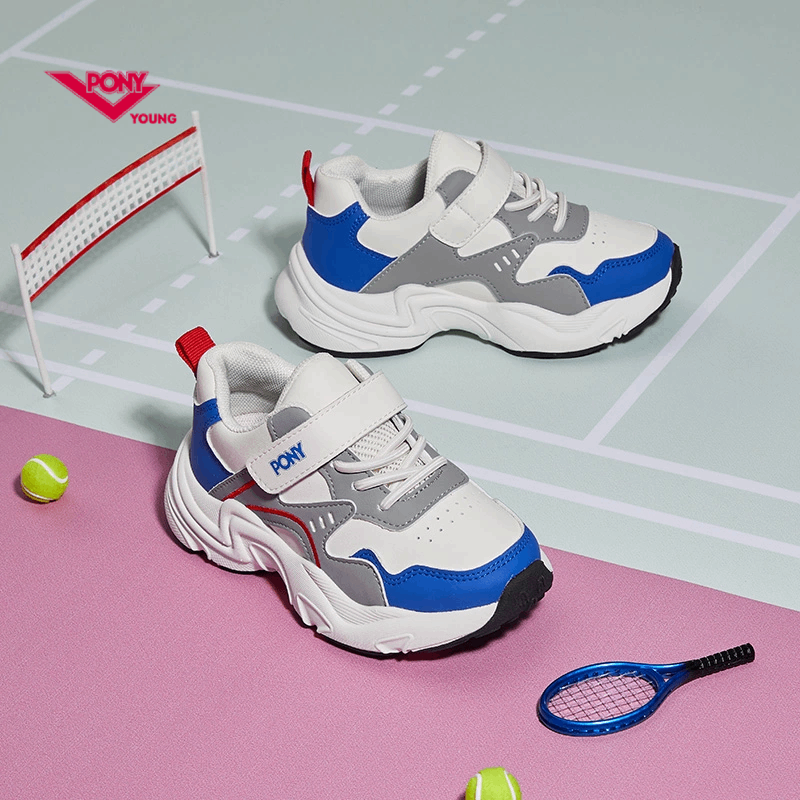 pony童鞋男童经典老爹鞋