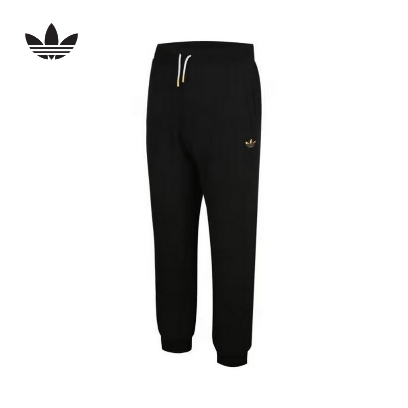 Adidas阿迪达斯25新款男大童时尚百搭舒适针织运动休闲长裤JM5867