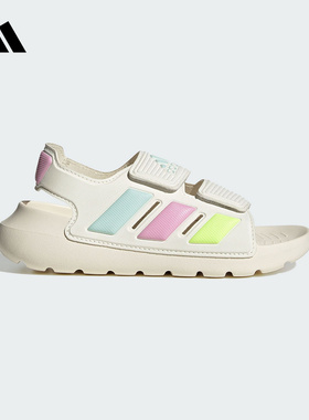 adidas阿迪达斯2025夏女小童ALTASWIM 2.0游泳魔术贴凉鞋 JI3062