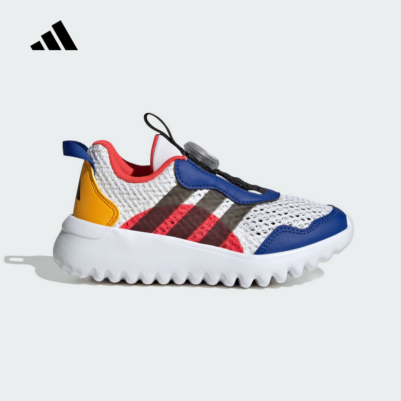 adidas阿迪达斯大网眼轻盈缓震男女小大童鞋BOA旋钮运动鞋 IH8725