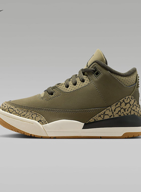 Nike耐克小童鞋JORDAN 3RETRO BPRT运动训练高帮篮球鞋DM0966-202