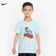 Nike耐克夏季 474 透气针织舒适T恤II3035 新款 男小童卡通短袖