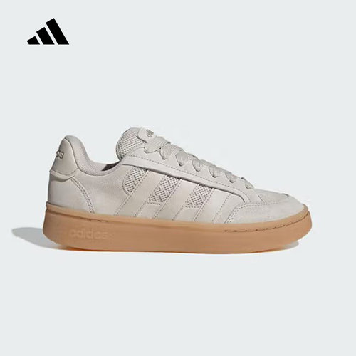 adidas阿迪达斯面包鞋2026春女GC ALPHA SK8运动休闲板鞋 JR9823