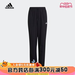 男女大童休闲运动裤 adidas阿迪达斯大童长裤 款 2023年秋季 子HI1834