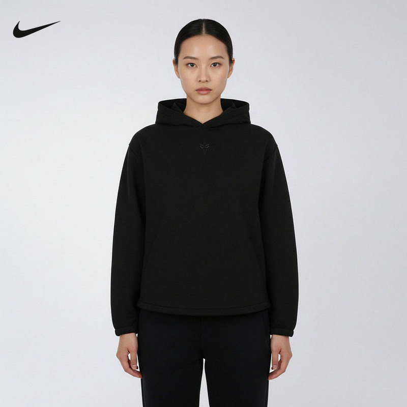 NIKE耐克针织套头连帽衫春夏新款运动休闲叠搭刺绣卫衣IF4931-010图片