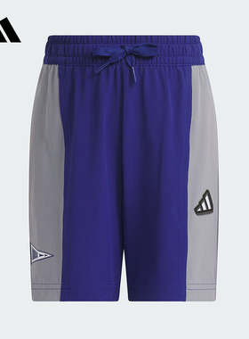 adidas阿迪达斯童装2025夏新款男小童速干透气休闲运动短裤JM3436