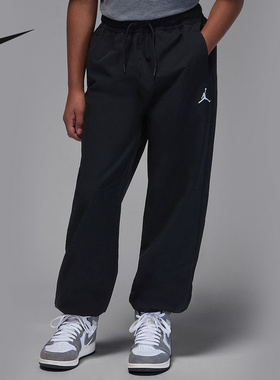 Nike耐克男童新款宽松休闲舒适运动百搭透气梭织长裤IQ2792-010