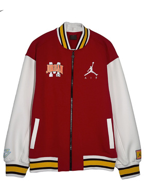NIKE耐克JORDAN男子红色棒球服2026年新年款夹克外套 IU5292-687