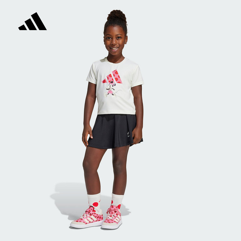 阿迪达斯儿童装25夏季女小童运动休闲潮流百搭短袖裙裤套装JF3622,童装/婴儿装/亲子装,套装,淘宝优惠券,粉丝福利购,淘宝优惠卷