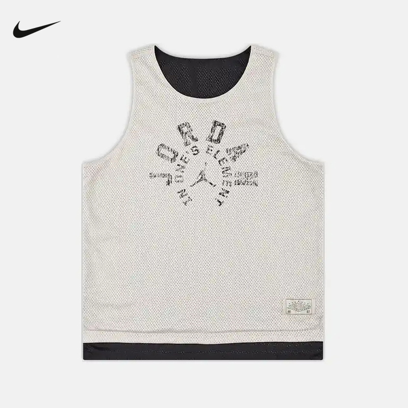 Nike耐克Jordan新款下站东单大童速干双面穿无袖上衣II3172-140