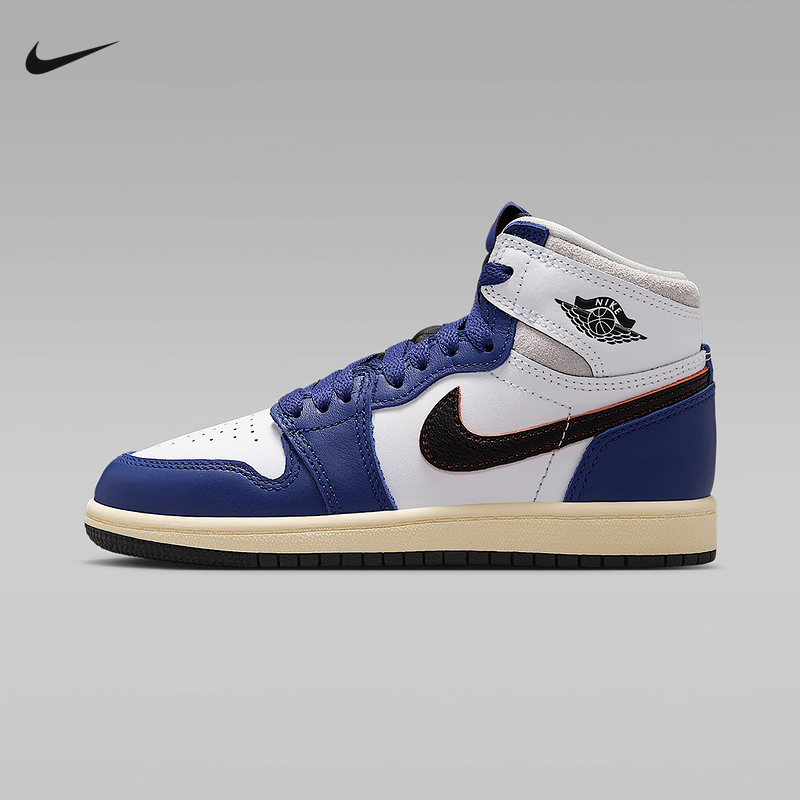 耐克小童鞋AIR JORDAN 1 RETRO HIGH OG AJ1高帮篮球鞋FD1412-100