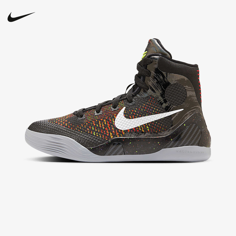 NIKE耐克科比KOBE 9大童中帮运动鞋男女童鞋实战篮球鞋HJ9446-001