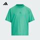 T恤速干凉爽夏季 新款 半截袖 adidas阿迪达斯男大童短袖 上衣 JL7520