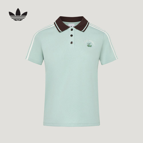 adidas阿迪达斯三叶草三条纹半袖男女同款3-STRIPES短袖T恤LD5570