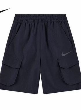Nike耐克男新款透气休闲舒适时尚百搭经典运动梭织短裤HQ7816-010