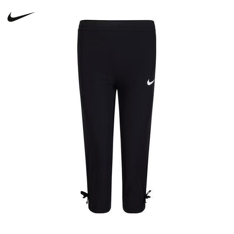 NIKE耐克女裤2025秋新款宽松运动裤蝴蝶结收口梭织长裤IO2657-010