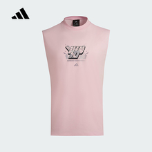 adidas阿迪达斯火拼赛事同款篮球背心2025秋男无袖T运动衫KR5550