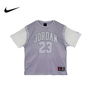 Nike耐克男女新款宽松短袖针织衫休闲舒适运动透气T恤HM4772-574