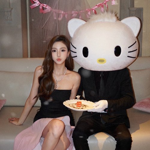 hellokitty凯蒂猫卡通人偶服装KT猫丹尼尔求婚纱摄影头套婚庆玩偶