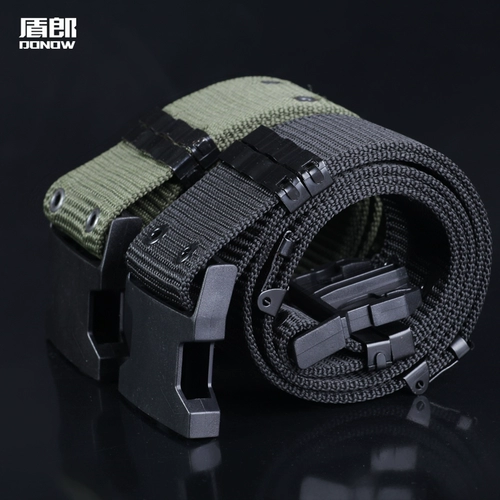 Камуфляжный тактический ремень, плетеная пряжка, в американском стиле