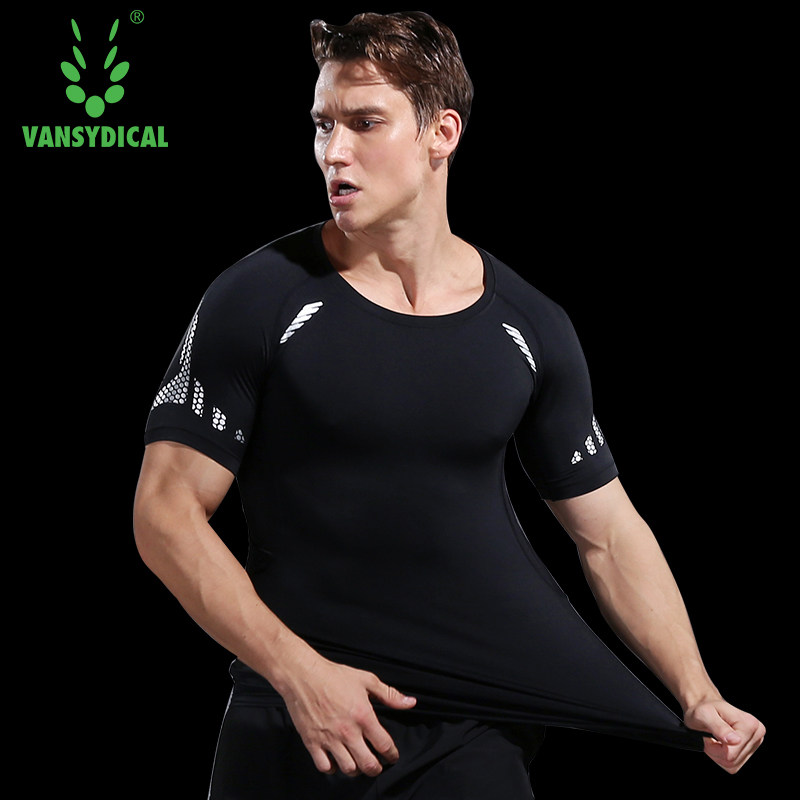 运动紧身衣男短袖跑步训练健身衣健身房压缩紧身健身服弹力上衣