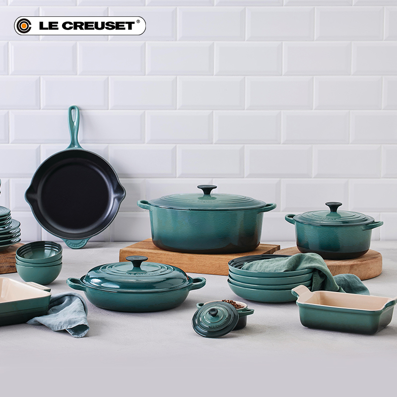 百年酷彩珐琅锅铸铁锅炒锅海鲜锅