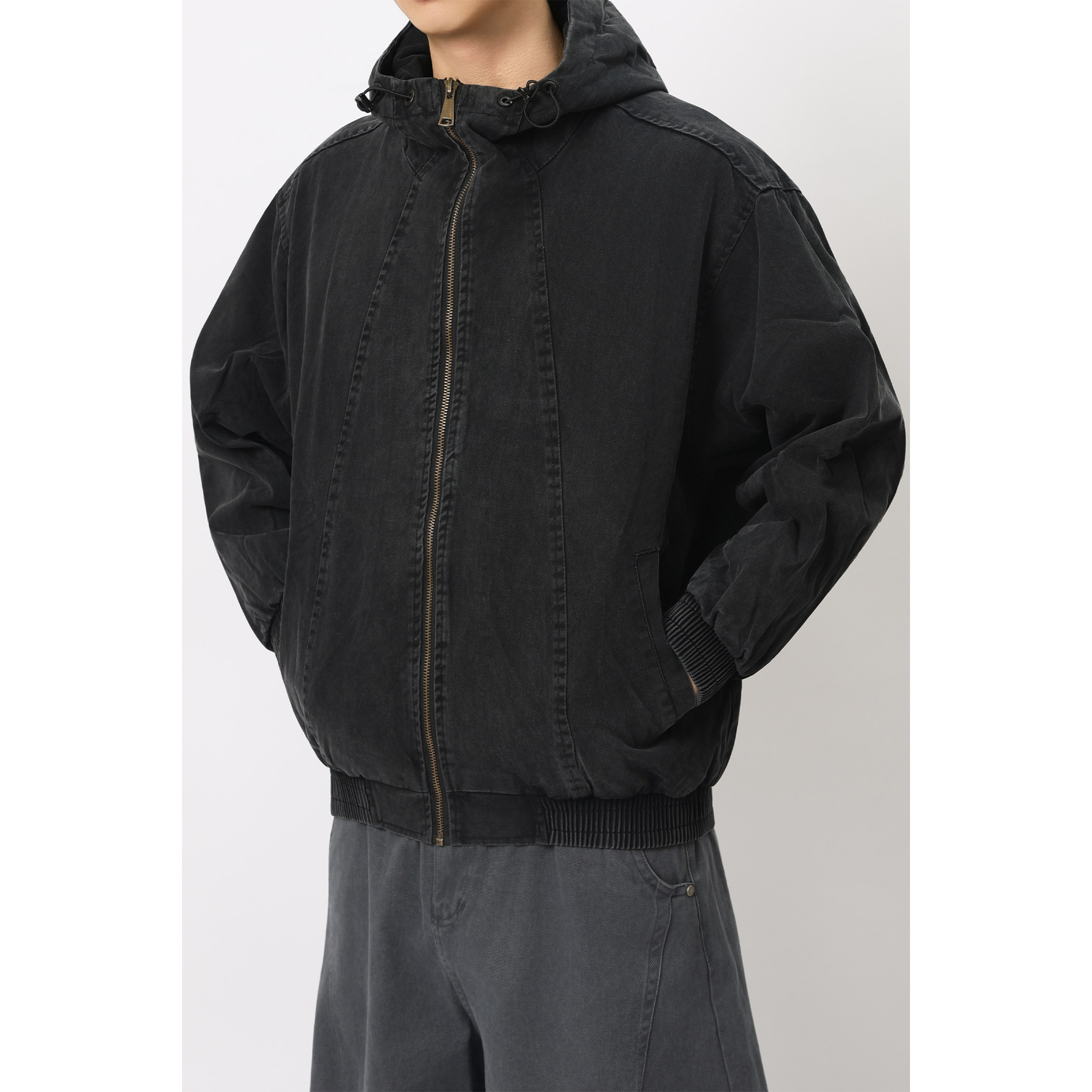 日系学院风牛仔短款外套