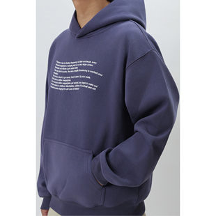 FFM 无性别百搭休闲上衣 studio扭曲字母卫衣连帽卫衣男女2025秋季