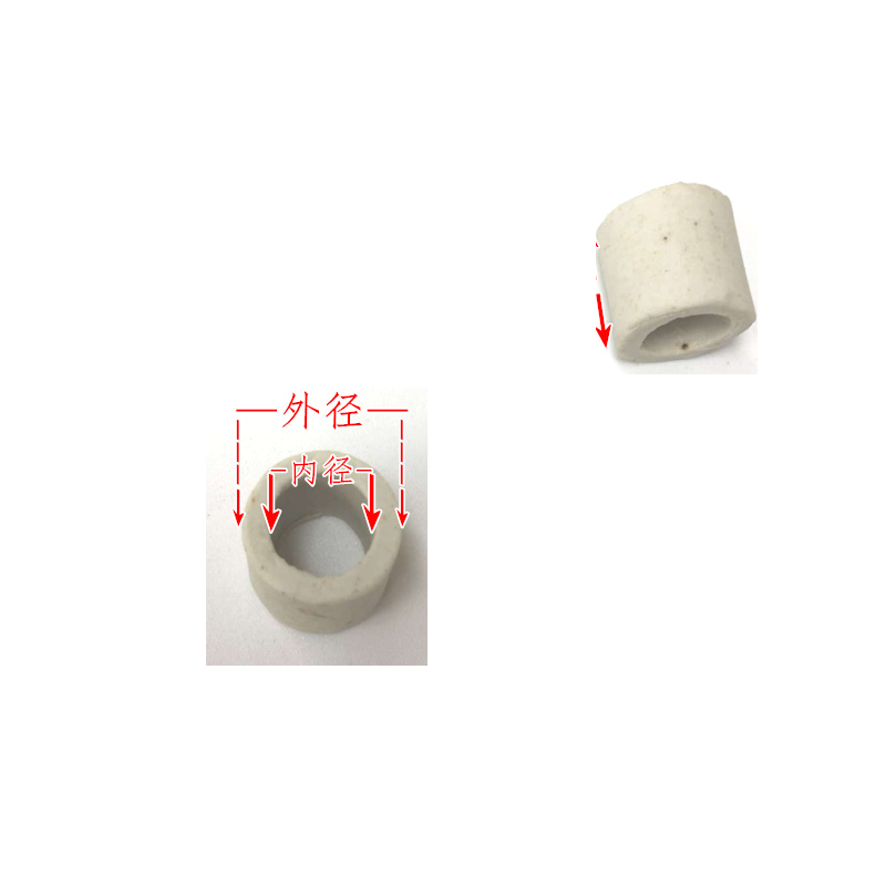 耐高温陶瓷管 电炉丝电阻绝缘陶
