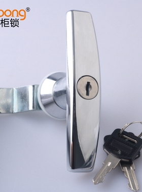 MS302DK-1工业配电柜箱T型转舌锁自动化设备门把手锁旋转式手柄锁