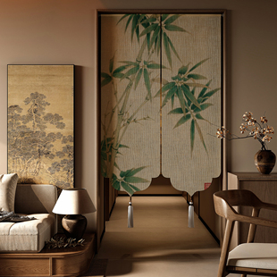 门帘隔断帘厨房门帘遮挡帘新中式2025新款高档试衣间门帘卧室门帘