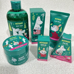 现货日本House of Rose玫瑰屋25圣诞限定姆明护手霜身体乳多用油