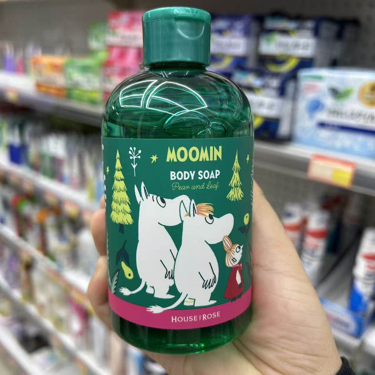 姆明圣诞限定滋润沐浴露