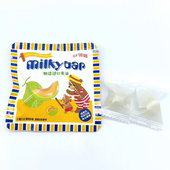 好邻居哈密瓜巧克力草莓味夹心硬糖熊熊一家水果味奶糖散装 小零食