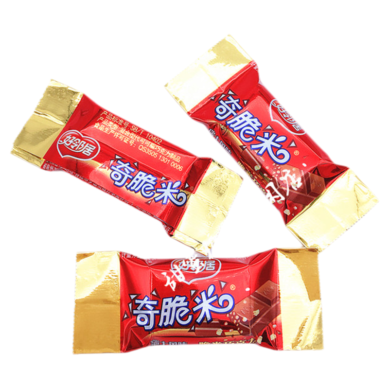 好邻居奇脆米牛奶巧克力散装糖果休闲零食结婚庆喜糖办公室