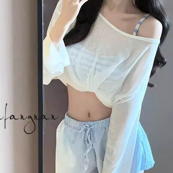 2026分体泳衣女罩衫比基尼水色调夏新款高档涤纶海边度假泳装9209