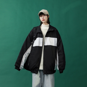 XZ216-BK84-P58 【棉衣】21中性男女情侣棒球服棉衣棉袄外套 控75图片
