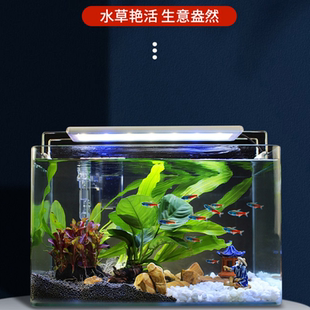 家用水族箱LED灯防水水草灯乌龟造景中小型鱼缸照明