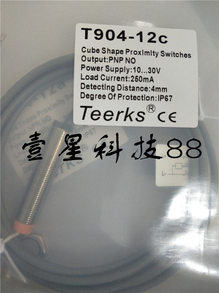 热销全新TeerKs接近开关传感器T904-12c【实物拍摄】