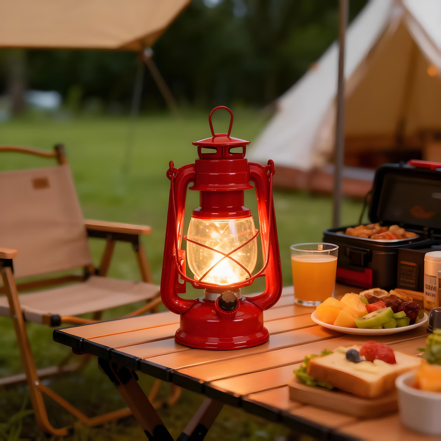 户外露营LED马灯复古氛围灯长续航野餐帐篷照明野营影视拍照道具