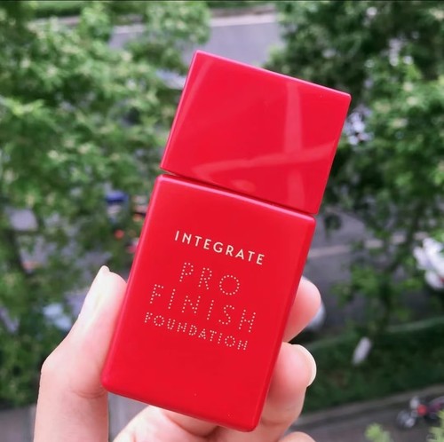 日本本土资生堂INTEGRATE完美意境小红瓶粉底液防晒遮瑕30ml
