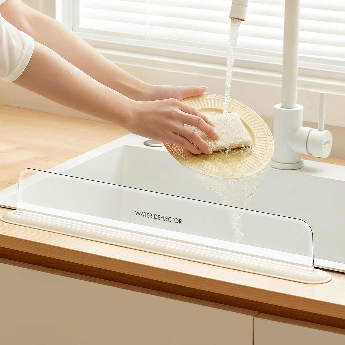 简苏水槽挡水板厨房水池洗碗池洗手盆防溅水挡板隔板吸盘挡水条,厨房/烹饪用具,厨房挡水板/挡水条,淘宝优惠券,粉丝福利购,淘宝优惠卷