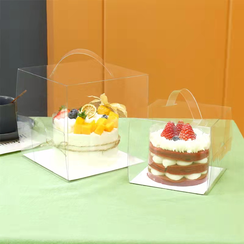 全透明手提慕斯西点爆浆蛋糕盒